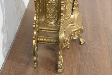 中古　イタリア製　STILARS(スティラーズ)　華やかな装飾の置時計　(R-089774)