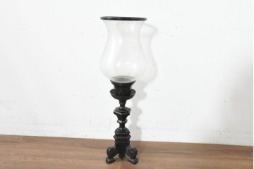 ヨーロッパヴィンテージ　クラシカルで気品のあるキャンドルスタンド　(R-089775)
