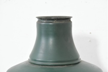 《引っ掛けシーリング式ペンダントライト加工費込み》　イギリスヴィンテージ　インダストリアルな空間に!　内側にガラスシェードを備えたペンダントライト　(R-089778)