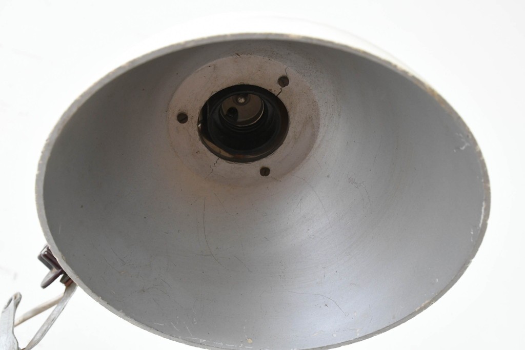 ヨーロッパヴィンテージ　VEB Zweckleuchtenbau Dresden　東ドイツの産業用シザーランプ　(R-089786)