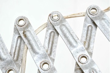 ヨーロッパヴィンテージ　VEB Zweckleuchtenbau Dresden　東ドイツの産業用シザーランプ　(R-089786)
