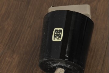 和製ヴィンテージ　1980年頃　松下電工　レトロモダンなホワイトシェードのペンダントライト　(R-089788)