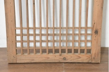 中国アンティーク建具　李朝風建具　均整の取れた格子意匠が魅力の窓1枚　(R-089793)