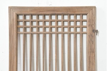 中国アンティーク建具　李朝風建具　均整の取れた格子意匠が魅力の窓1枚　(R-089794)