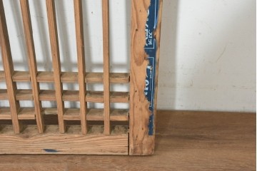 中国アンティーク建具　李朝風建具　均整の取れた格子意匠が魅力の窓1枚　(R-089794)