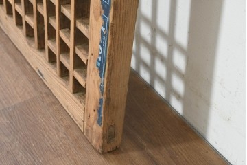 中国アンティーク建具　李朝風建具　均整の取れた格子意匠が魅力の窓1枚　(R-089794)