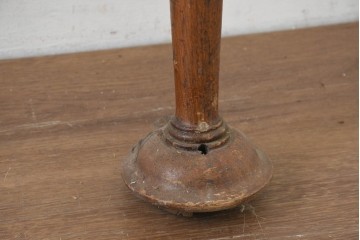 イギリスアンティーク　オーク材　LIBERTY HALL　回転プレート付き木製看板　(R-089797)