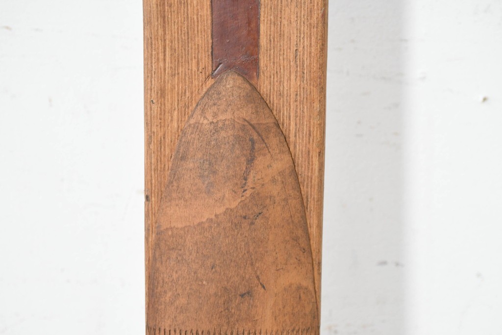 イギリスアンティーク　G&T LONDON　全長140cm　特大サイズの木製ラケット型ディスプレイ　(R-089798)