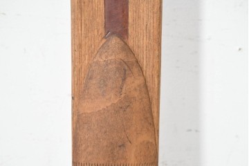 イギリスアンティーク　G&T LONDON　全長140cm　特大サイズの木製ラケット型ディスプレイ　(R-089798)