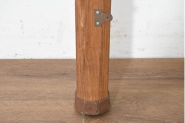 イギリスアンティーク　G&T LONDON　全長140cm　特大サイズの木製ラケット型ディスプレイ　(R-089798)