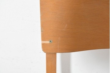 イギリスヴィンテージ　スタッキングできるスクールチェア5脚セット　(R-089811)