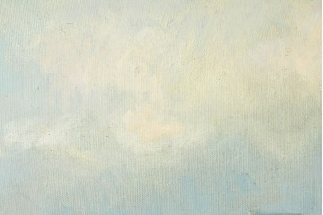【簡易リペア限定品】　イギリスヴィンテージ　特大‼　肉筆油彩画　セント・ポール大聖堂が描かれたインテリアアート　(R-089814)