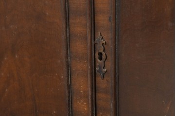 イギリスアンティーク　1930年頃　マホガニー材　クラシカルな佇まいが魅力のビューローブックケース　(R-089825)