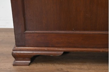 イギリスアンティーク　1920年から1930年頃　マホガニー材　多彩な収納を備えたクラシカルなワードローブ　(R-089828)