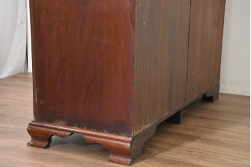 イギリスアンティーク　1920年から1930年頃　マホガニー材　多彩な収納を備えたクラシカルなワードローブ　(R-089828)