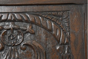 イギリスアンティーク　1890年から1920年頃　オーク材　座面下に収納を備えたクラシカルなチェア　(R-089834)