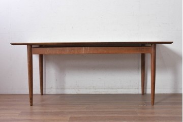 和製ヴィンテージ　天板にメラミン化粧板を使用したレトロな作業台　(R-089841)