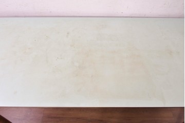 和製ヴィンテージ　天板にメラミン化粧板を使用したレトロな作業台　(R-089841)