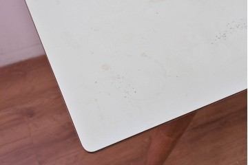 和製ヴィンテージ　天板にメラミン化粧板を使用したレトロな作業台　(R-089841)
