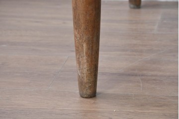 和製ヴィンテージ　昭和レトロな雰囲気漂う素朴なダイニングテーブル　(R-089842)