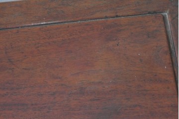 和製ヴィンテージ　花梨(カリン)材　落ち着いた木色と端正な意匠が魅力の座卓　(R-089844)