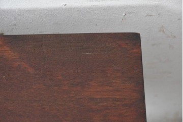 中古　松本民芸家具　#201型　曲線を効かせた端正な佇まいの茶卓　(R-089847)