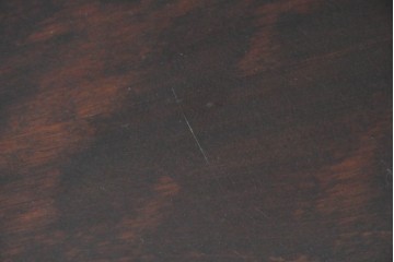 中古　松本民芸家具　#201型　曲線を効かせた端正な佇まいの茶卓　(R-089847)
