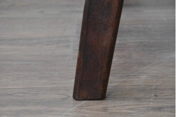 中古　松本民芸家具　#201型　曲線を効かせた端正な佇まいの茶卓　(R-089847)