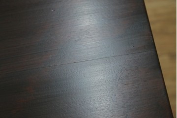 中古　松本民芸家具　#201型　曲線を効かせた端正な佇まいの茶卓　(R-089847)