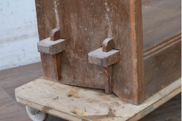和製ヴィンテージ　楔(くさび)式の素朴な佇まいが魅力の本棚　(R-089850)