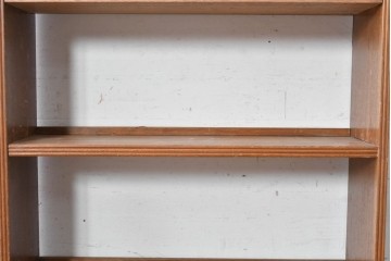 和製ヴィンテージ　楔(くさび)式の素朴な佇まいが魅力の本棚　(R-089850)