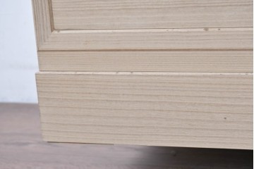 《天板取り付け加工費込み》　中古　美品　伝統工芸士　斉藤敬二作　加茂桐箪笥チェスト　(R-089860)