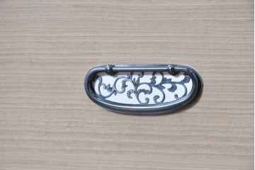 《天板取り付け加工費込み》　中古　美品　伝統工芸士　斉藤敬二作　加茂桐箪笥チェスト　(R-089860)