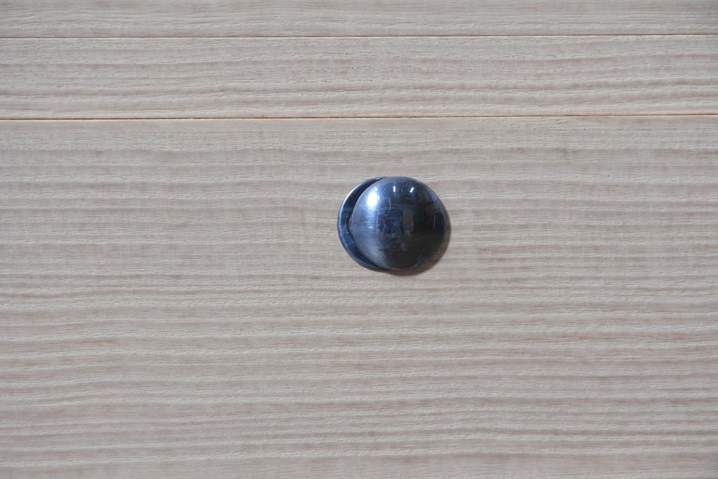 《天板取り付け加工費込み》　中古　美品　伝統工芸士　斉藤敬二作　加茂桐箪笥チェスト　(R-089860)