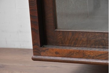 和製アンティーク　欅(ケヤキ)材　重厚な佇まいのサイドボード　(R-089871)