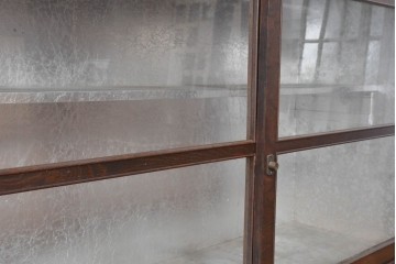和製アンティーク　欅(ケヤキ)材　重厚な佇まいのサイドボード　(R-089871)