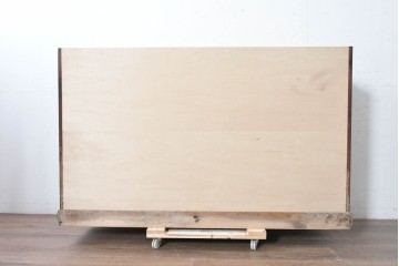 和製アンティーク　欅(ケヤキ)材　重厚な佇まいのサイドボード　(R-089872)