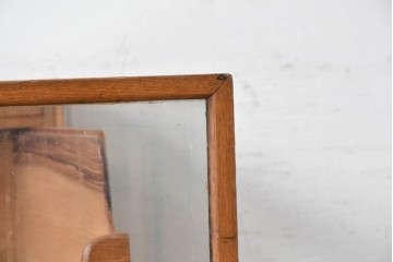 イギリスアンティーク　16杯の木製トレイが整然と並んだシャツケース　(R-089874)