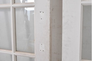 ヴィンテージ建具　1980年頃　背の高いペイント引き戸3枚セット　(R-089878)