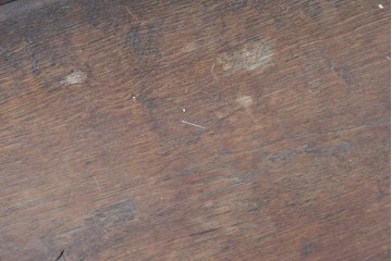 イギリスアンティーク　オーク材　ターニングレッグが印象的なクラシカルなベンチ　(R-089882)