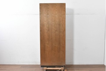 中古　店舗什器　大型!!　珍しい木製のバックライト式スタンド看板　(R-089898)