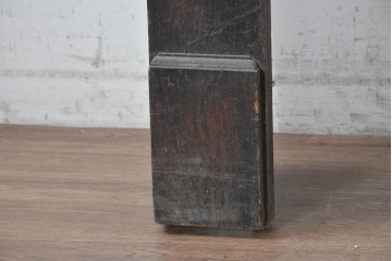 イギリスアンティーク　オーク材　ミラー付きのクラシカルなマントルピース　(R-089901)