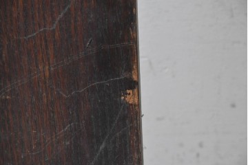 イギリスアンティーク　オーク材　ミラー付きのクラシカルなマントルピース　(R-089901)