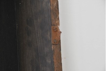 イギリスアンティーク　オーク材　ミラー付きのクラシカルなマントルピース　(R-089901)