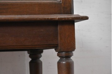 イギリスアンティーク　側面開きの脚付きショーケース　(R-089903)