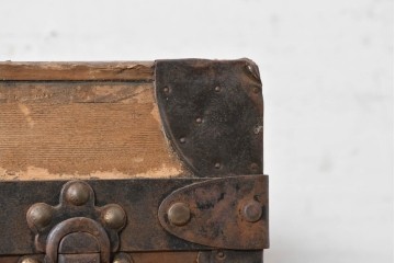 フランスアンティーク　1900年から1910年頃　超希少!!　LOUIS VUITTON(ルイ・ヴィトン)　No.126338　船旅の時代を物語る大型スティーマートランク　(R-089907)