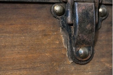 フランスアンティーク　1900年から1910年頃　超希少!!　LOUIS VUITTON(ルイ・ヴィトン)　No.126338　船旅の時代を物語る大型スティーマートランク　(R-089907)