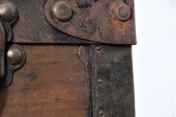 フランスアンティーク　1900年から1910年頃　超希少!!　LOUIS VUITTON(ルイ・ヴィトン)　No.126338　船旅の時代を物語る大型スティーマートランク　(R-089907)