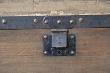 フランスアンティーク　1900年から1910年頃　超希少!!　LOUIS VUITTON(ルイ・ヴィトン)　No.126338　船旅の時代を物語る大型スティーマートランク　(R-089907)
