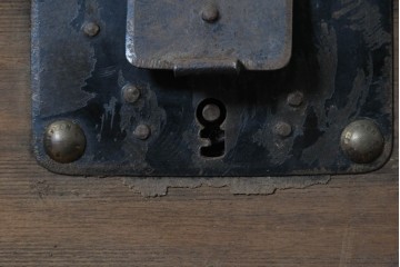 フランスアンティーク　1900年から1910年頃　超希少!!　LOUIS VUITTON(ルイ・ヴィトン)　No.126338　船旅の時代を物語る大型スティーマートランク　(R-089907)